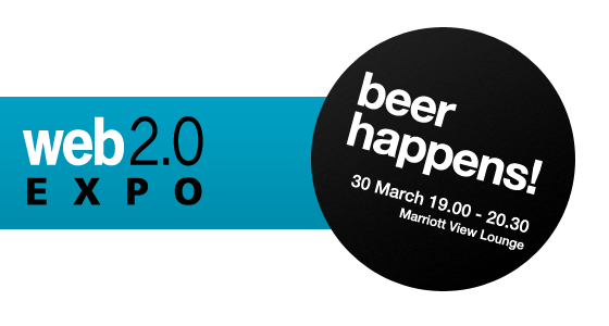 Join us for “beer happens!” at Web 2.0 Expo SF