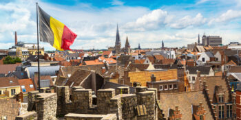 belgian-flag-over-ghent