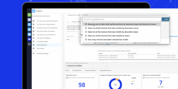 conversational AI embedded into reporting & analytics - Tradeshift
